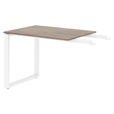 Брифинг-приставка EB 1070 Кария Пальмира/Белый 1000х700х750 ENIO