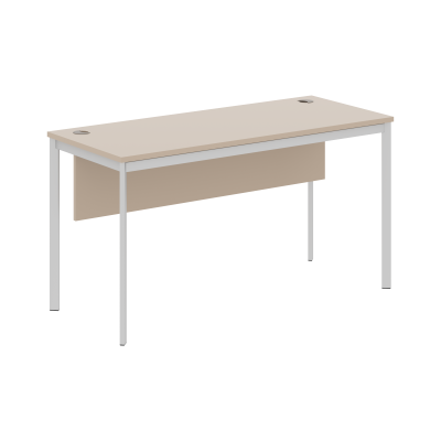 Стол письменный СП-3.1SD Мокачино/Алюминий 1400х600х755 IMAGO-S