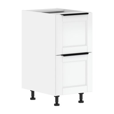 Шкаф напольный с ящиками MOB 4082.1C Белая эмаль/Белый 400х560х820 SICILIA