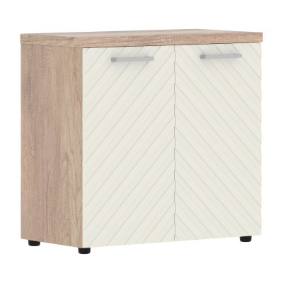 Шкаф с глухими малыми дверьми и топом TLLC 85.1 Латте/Дуб Каньон Z 856х450х833 TORR LUX