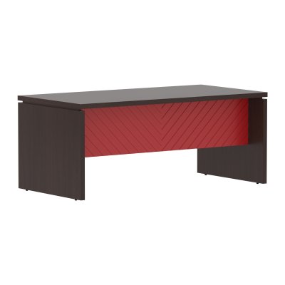 Стол руководителя TLST 189 Венге Магия Z/Красный 1800х900х750 TORR LUX