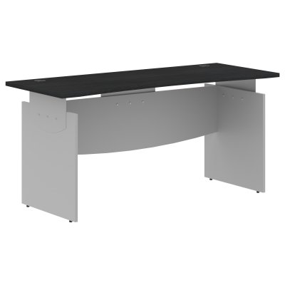 Стол письменный эргономичный OST 167 Дуб Юкон Модерн/Металлик 1600х640х750 OFFIX NEW