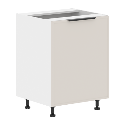Шкаф напольный с полкой MOP 6082.1PR Кашемир/Белый 600х560х820 PARMA