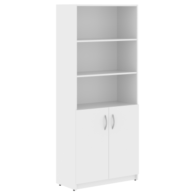 Шкаф с комплектом глухих малых дверей SR-5W.5 Белый 770х375х1815 SIMPLE