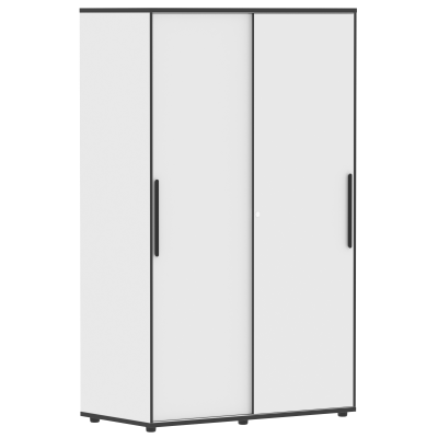 Шкаф высокий с дверьми купе UHCS 1260 Белый* 1200х600х1975 USTO
