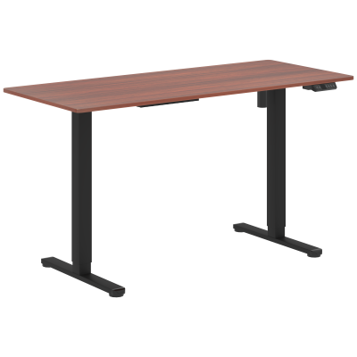 Стол письменный AT-003.1 Дуб Темный/Черный 1400х600х720-1180 XTEN-UP