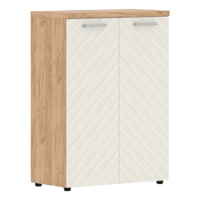 Шкаф с глухими средними дверьми и топом TLMC 85.1 Латте/Дуб Бофорд Z 856х450х1203 TORR LUX