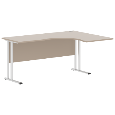 Стол эргономичный СА-4M(R) Мокачино/серебро 1600х900х755 Imago M