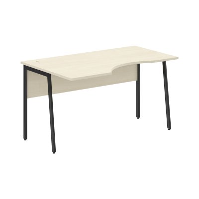 Стол прямой СА-2P(L) Клен*/Антрацит 1400х900х755 IMAGO PLUS