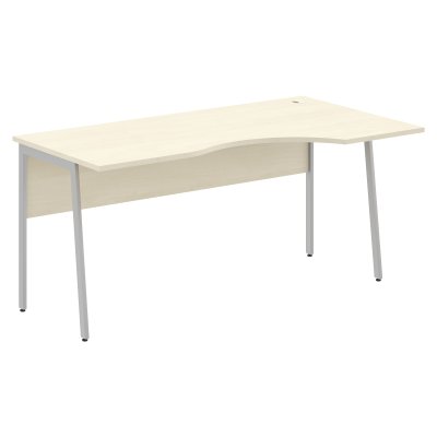 Стол прямой СА-1P(R) Клен*/Алюминий 1600х900х755 IMAGO PLUS