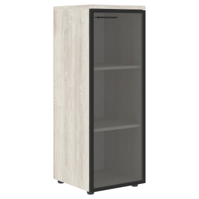 Шкаф колонка с стеклянной дверью в раме (R) и топом XMC 42.7.1(R) Сосна Эдмонт 432х432х119