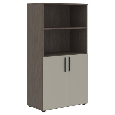 Шкаф средний широкий VMCS 80.5 Аметист/Дуб Сильвер 800х430х1517 VELION