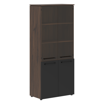 Шкаф комбинированный MHC 85.2 Антрацит/Дуб Денвер темный 854х423х1956 MORRIS TREND