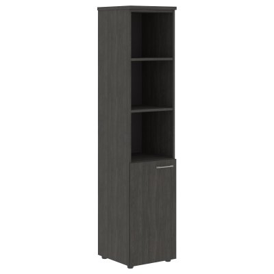 Шкаф колонка с глухой малой дверью (L) и топом XHC 42.5(L) Дуб Юкон Модерн 432х432х1955 XTEN