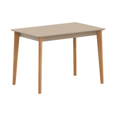 Стол прямой LYKKE TS-110 Тауп/Бук 1100х700х750 LYKKE