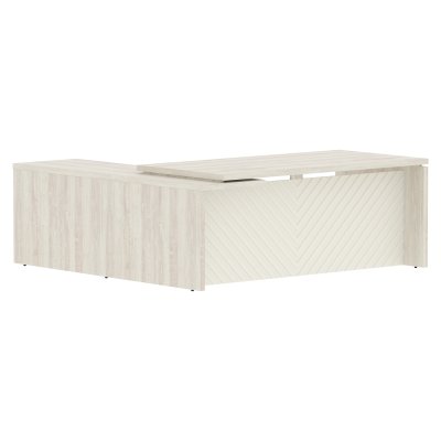 Стол руководителя TLCT 2020(R) Сосна Эдмонт Z/Латте 2000х2000х750 TORR LUX