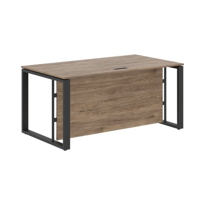 Стол руководителя EST 169H Кария Пальмира/Антрацит 1600х900х750 ENIO
