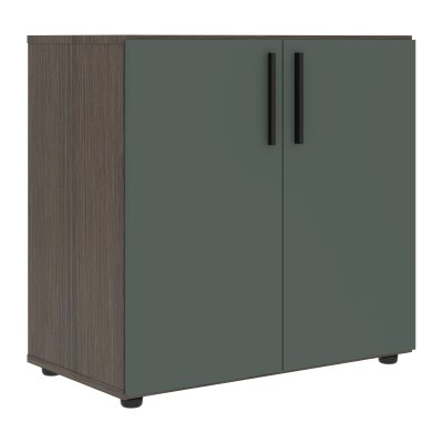 Шкаф низкий широкий VLCS 80.1 Нефрит/Дуб Сильвер 800х430х781 VELION