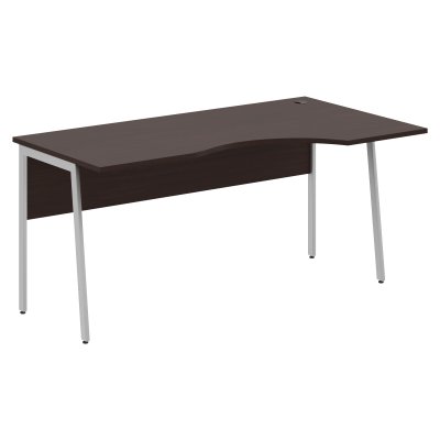 Стол прямой СА-1P(R) Венге Магия/Алюминий 1600х900х755 IMAGO PLUS