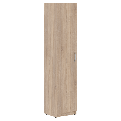 Шкаф колонка с глухой дверью SR-5U.1(L) Дуб Сонома светлый 386х375х1815 SIMPLE