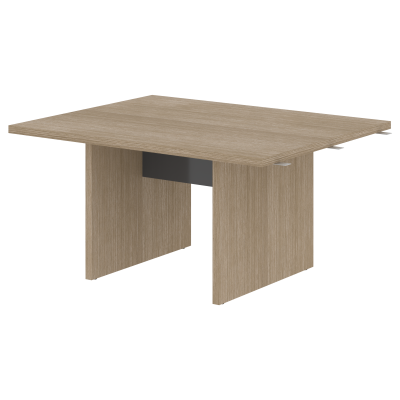 Стол переговорный 1500 составной СП-064-25-20 Дуб Натуральный/Серый глянец 1500х1200х750 KANON