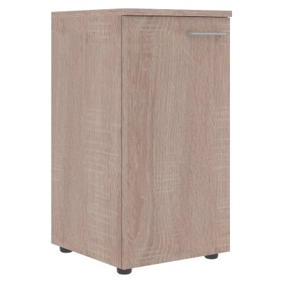 Шкаф колонка с глухой малой дверью (L) и топом XLC 42.1(L) Дуб Сонома 432х432х820 XTEN