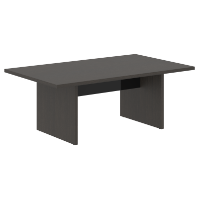 Стол переговорный 2000 СП-064-25-19 Дуб Мореный/Черный глянец 2000х1200х750 KANON