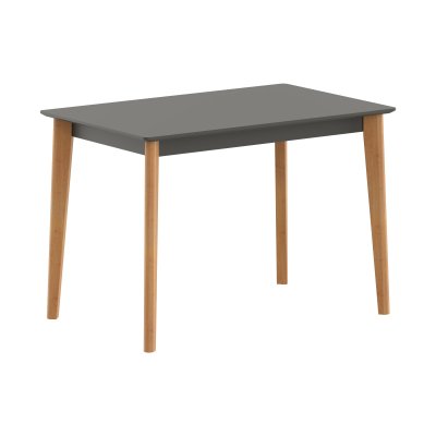 Стол прямой LYKKE TS-110 Антрацит/Бук 1100х700х750 LYKKE