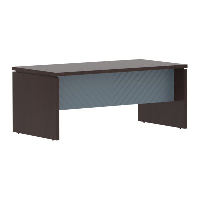 Стол руководителя TLST 189 Венге Магия Z/Серо-голубой 1800х900х750 TORR LUX