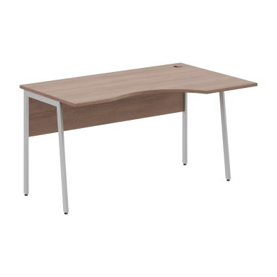 Стол прямой СА-2P(R) Ясень Шимо/Алюминий 1400х900х755 IMAGO PLUS