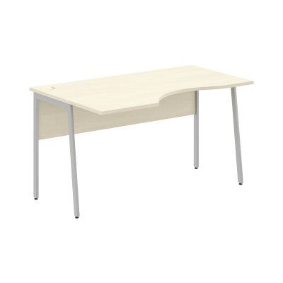 Стол прямой СА-2P(L) Клен*/Алюминий 1400х900х755 IMAGO PLUS