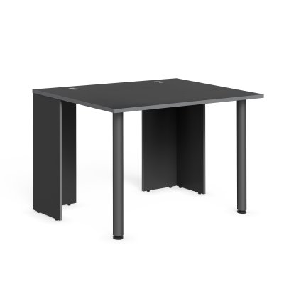 Стол компьютерный игровой SSTG 1385.2 Антрацит/Металлик 1200х850х750 с опорами металлическими SKILLL