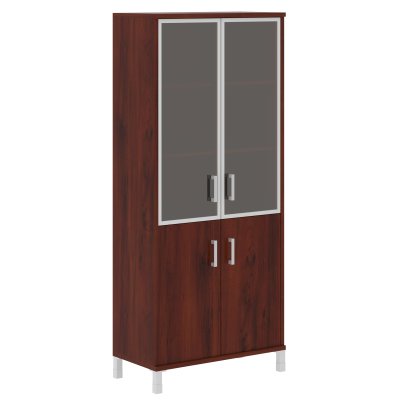 Шкаф комбинированный B 430.4 Бургунди 900х450х2054 BORN