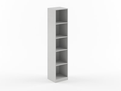 Стеллаж узкий SR-5U Серый 386*359*1815 SIMPLE