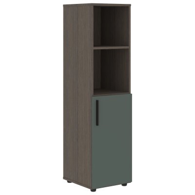 Шкаф средний узкий VMCS 40.5 Нефрит/Дуб Сильвер 400х430х1517 VELION