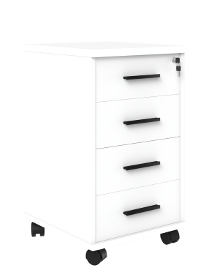 Тумба подкатная ТМ-4.А.BH Белый 412х450х708 COMP