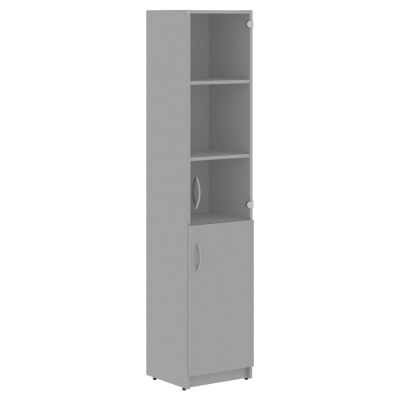 Шкаф колонка комбинированая SR-5U.2(R) Серый 386х375х1815 SIMPLE