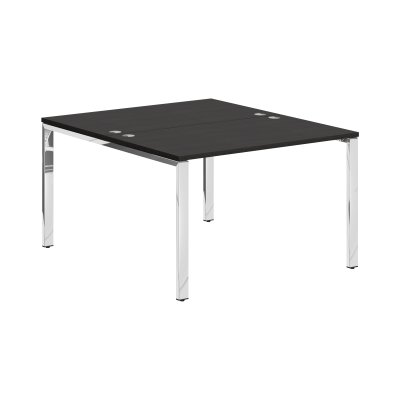 Стол 2-х местный XGWST 1214.1 Дуб Юкон Модерн/Нержавейка полированная 1200х1406х750 XTEN GLOSS