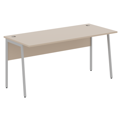 Стол прямой СП-4P Мокачино/Алюминий 1600х720х755 IMAGO PLUS