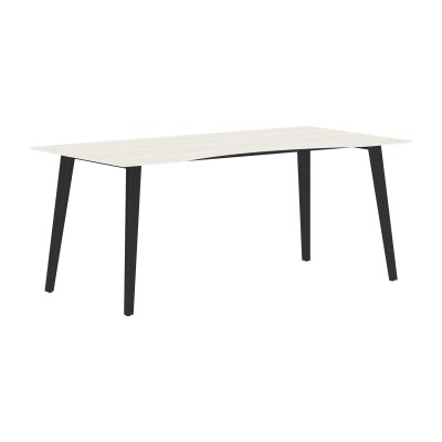 Стол руководителя JST 1890 Ясень белый/Антрацит 1800х900х750 JAY