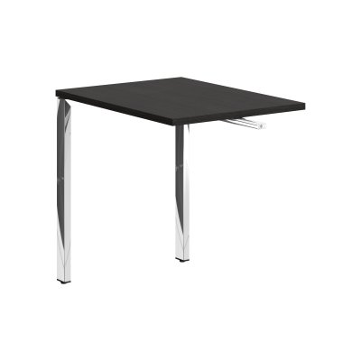 Брифинг приставка XGB 860.1 Дуб Юкон Модерн/Нержавейка полированная 800х600х750 XTEN GLOSS