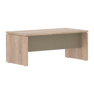 Стол руководителя TLST 189 Дуб Каньон Z/Капучино 1800х900х750 TORR LUX