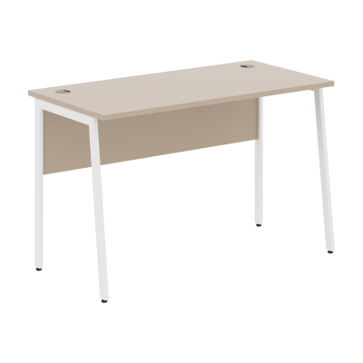 Стол прямой СП-2.1P Мокачино/Белый 1200х608х755 IMAGO PLUS