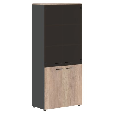 Шкаф комбинированный JHC 85.2 Дуб Каньон/Антрацит 856х452х1949 JAY