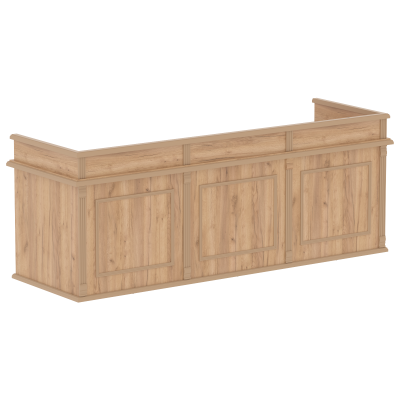 Стол для судей RJST 2480 Дуб Бофорд 2400х800х910 RATUM