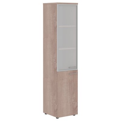 Шкаф колонка комбинированая (L) с топом XHC 42.7(L) Дуб Сонома 432х432х1955 XTEN