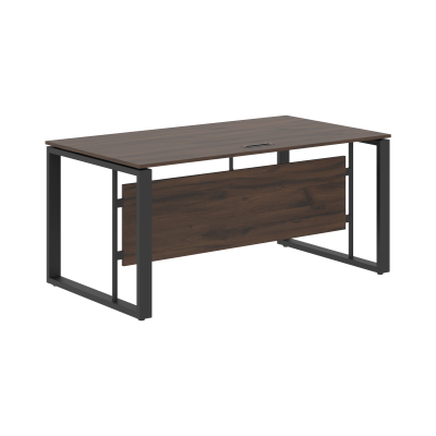 Стол руководителя EST 169 Дуб Денвер темный/Антрацит 1600х900х750 ENIO