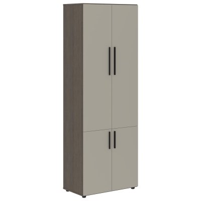 Шкаф высокий широкий VHCS 80.3 Аметист/Дуб Сильвер 800х450х2253 VELION