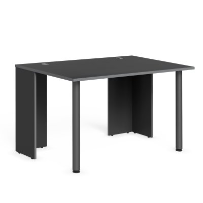 Стол компьютерный игровой SSTG 1385.1 Антрацит/Металлик 1360х850х750 с опорами металлическими SKILLL