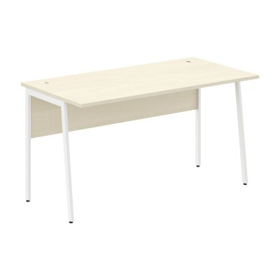 Стол прямой СП-3P Клен*/Белый 1400х720х755 IMAGO PLUS